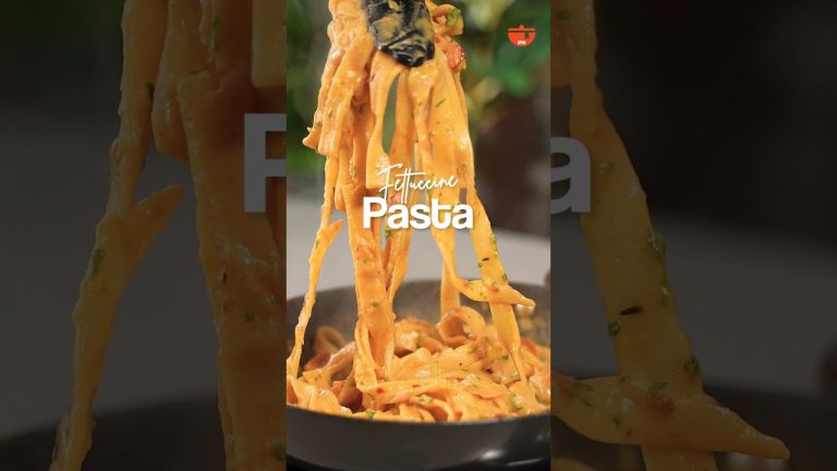 Pumpkin Fettuccine Pasta | Dinner Recipe #shorts