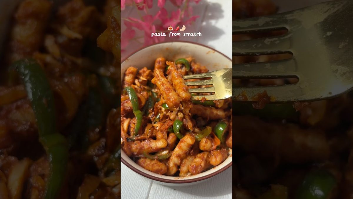 Homemade Pasta from scratch #shorts #youtubeshorts #shortsfeed