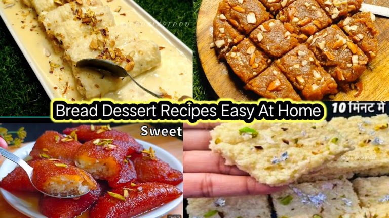 Bread Dessert recipes easy at home|10 minutes dessert recipe | Custard bread dessert recipe | Sweets