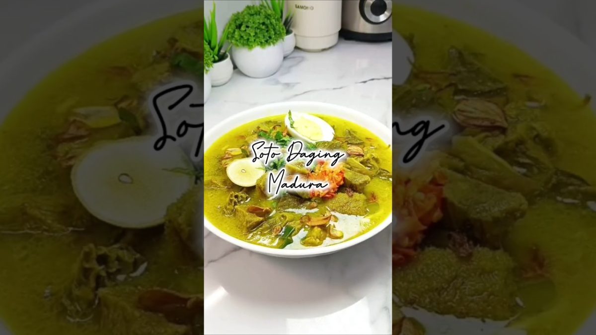 Resep Soto Daging Madura #cooking #resepmasakan #masakanrumahan #sotodaging #soto #sotomadura