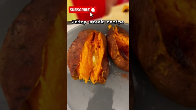 Juicy Midday Steak & Sweet Potatoes| Perfect Lunch Recipe! #food #recipe #foodie #explore #cooking
