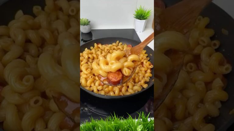 Spicy  Sausages Pasta #shorts  #food #cooking #pastarecipe #recipe #sausages #pasta #asmr