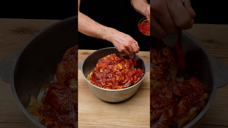 This is the whole secret to making the most tender pork knuckle! #shots #food #cooking