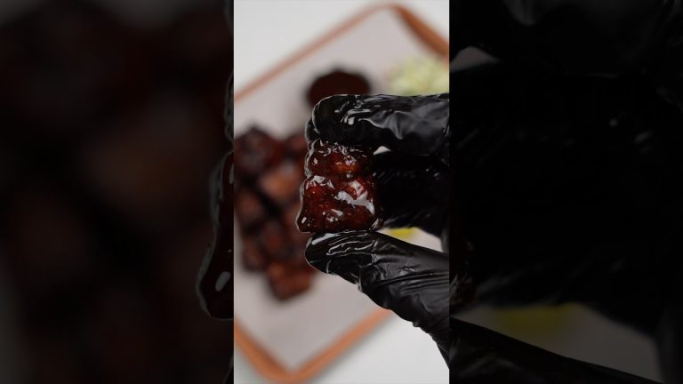 Pork Belly Burnt Ends in the oven! #shorts #porkbellyburntends #meatcandy #recipe