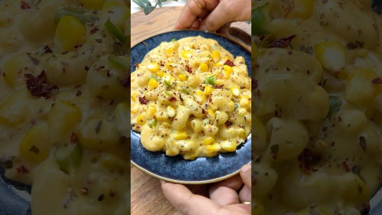 Creamy Corn Pasta | Bhai-Behen & Friends Fun Snack | Quick Recipe 🍝🌽