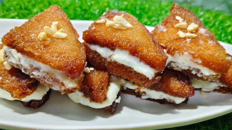 How to make Hyderabadi double ka meetha। Shahi tukda recipe। Dessert recipes