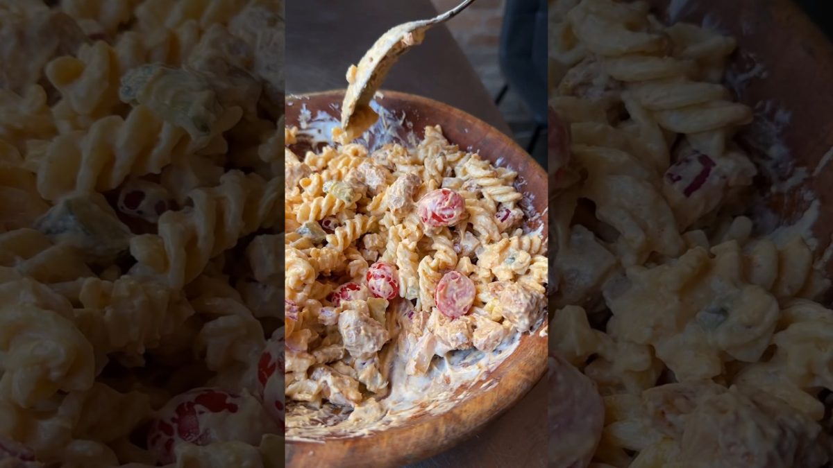 Chicken and Pasta Salad Recipe #sofiaafoodie #short