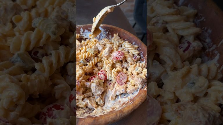 Chicken and Pasta Salad Recipe #sofiaafoodie #short