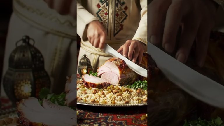 🔥🐪 Ultimate Camel Roast Cutting Feast | Traditional Arabian BBQ with Saffron Rice | ASMR Food