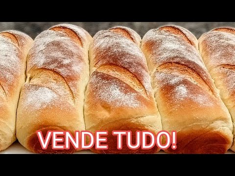 Receita de pão caseiro que vende muito! #façaevenda DELICIOSO!