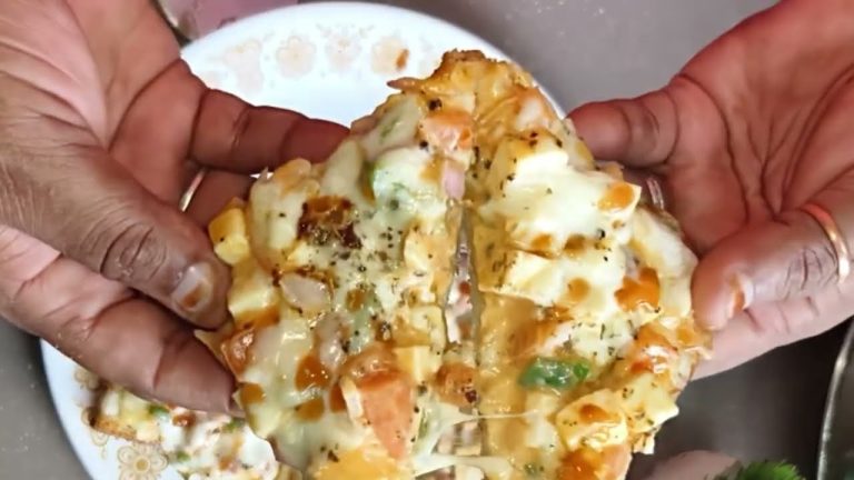 Pan Pizza Recipe | Bread Paneer Pizza Without Oven how to make bread Pizza recipe