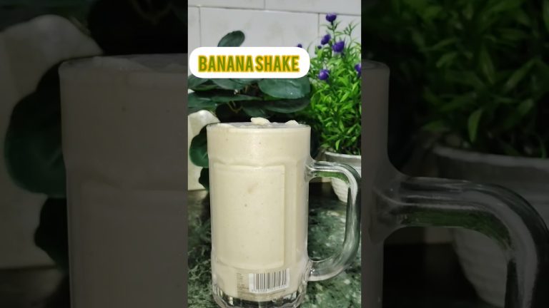 Banana shake #stepbystep #food #brainrot #bananashake #trendingshorts