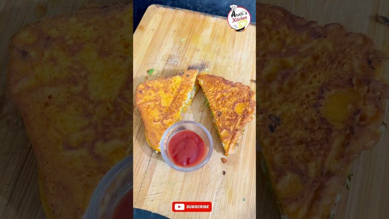 Easy & Tasty Besan Bread Sandwich 😋😊  #shorts #treading #recipe