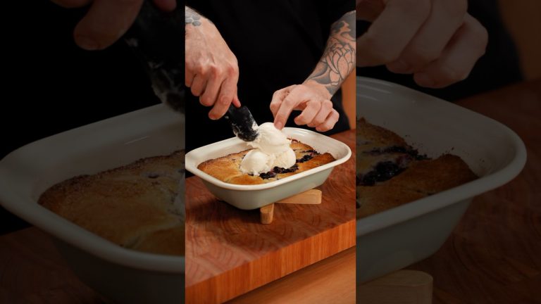 Blueberry cobbler 🫐🫐🫐