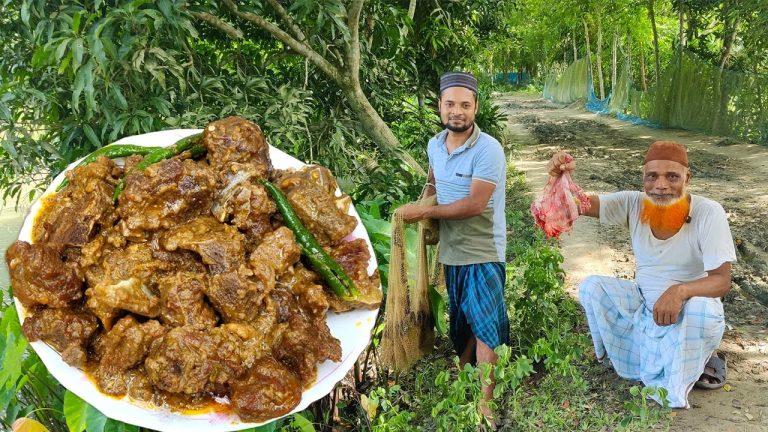 কালা ভুনা ভুলে যান! গরুর মাংসের সাদা ভুনাই আসল মজা | Beef White Bhuna Recipe | Village Cooking