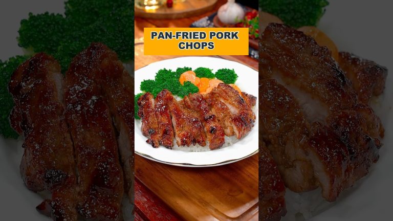 Tasty Recipes😋How to Make Secretly Addictive Pan-Fried Pork Chop #shorts #ChinesePorkRecipe  #home