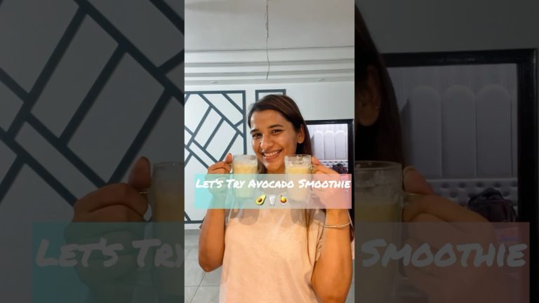 Let’s Try Avocado Smoothie🥑🥛#ytshorts #youtubefeed #shorts #avocadosmoothie #viral #trending