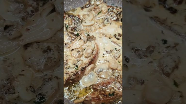 CREAMY PORK CHOP W/ MUSHROOM