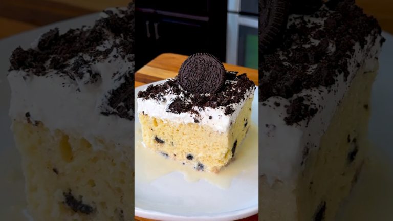 Oreo Tres Leches Cake Recipe #shorts