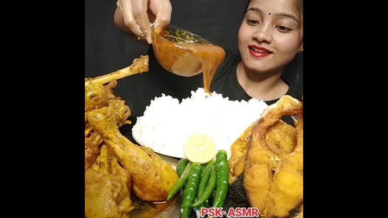 ASMR: EATING SPICY MUTTON CURRY🔥 BASMATI RICE || #shorts #mukbangn#asmreating #mukbangasmr #asmr