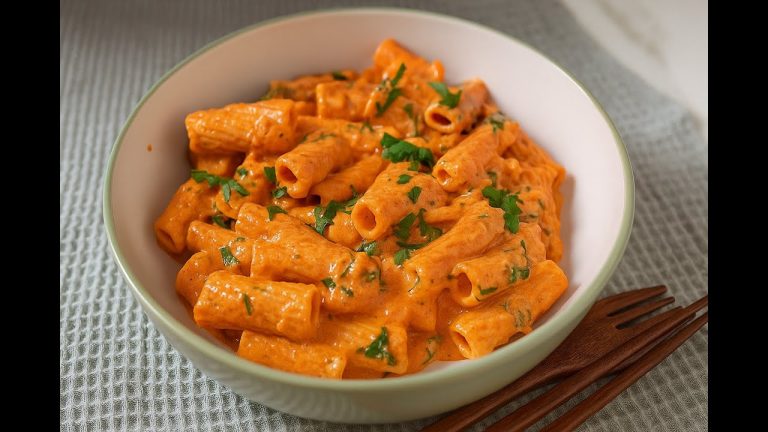 The Tastiest Creamy Pasta I've Ever Eaten – Easy 30-Minute Creamy Rosé Rigatoni #pastarecipes
