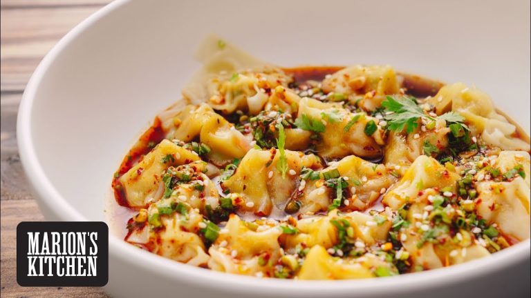 Spicy Sichuan Wontons – Marion's Kitchen