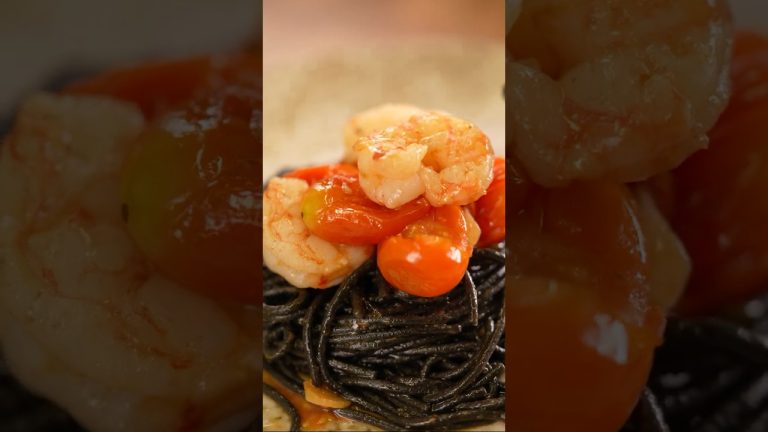 🍝🦐 ESPAGUETIS CON GAMBÓN 🦐🍝 #food #cocinamediterranea #cooking #canaldecocina #recipe #recetas