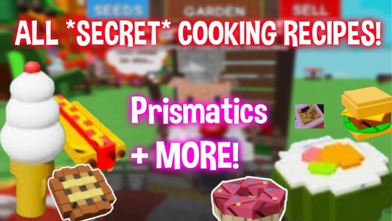 ALL COOKING RECIPES IN GROW A GARDEN *Secret Recipes and Prismatic Recipes* [UPDATED] #roblox