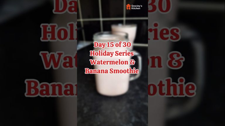 Watermelon and Banana Smoothie #smoothie #watermelonsmoothie #bananasmoothierecipe #smoothierecipes