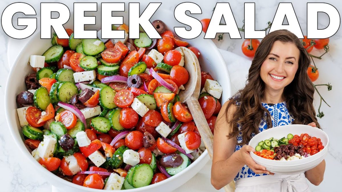How to Make the BEST Classic Greek Salad | Easy & Fresh Recipe