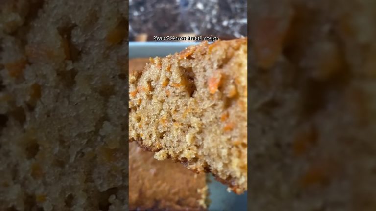 How to make sweet carrot bread -simple recipe. 🥕🥕🍞🥖 #baking #carrots #bread #breadrecipe #food