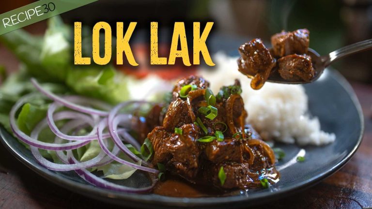 Lok Lak: The BEST Cambodian Pepper Beef You've Never Tried