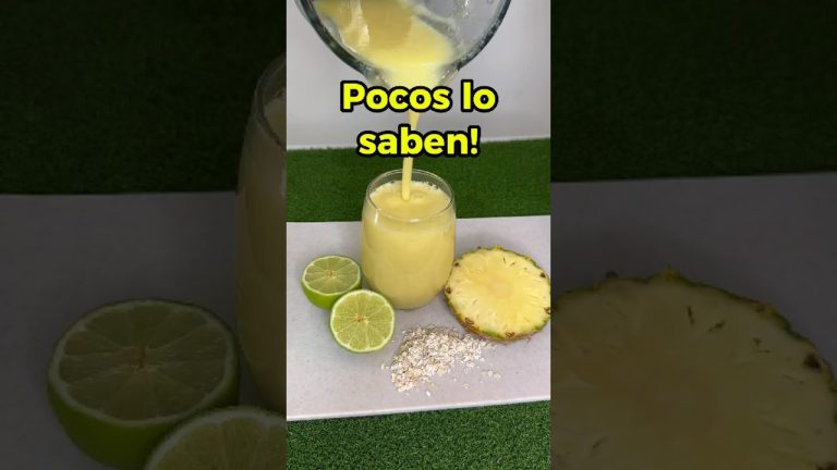 Mezcla avena con piña