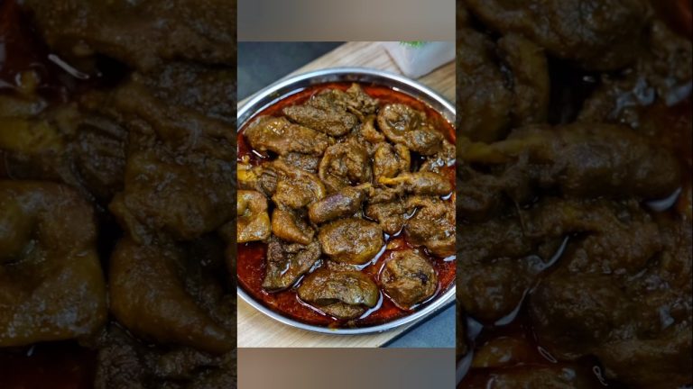 Chicken Pota Kaleji Heart Curry Recipe #shorts #ytshorts #trendingshorts #viralshorts