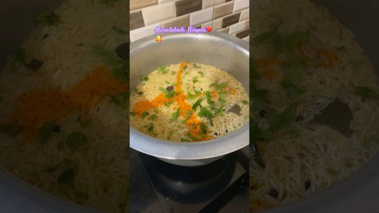 Muradabadi Chicken Biryani#muradabadibiryani #trendingshorts #viralrecipe #biryanirecipe #biryani