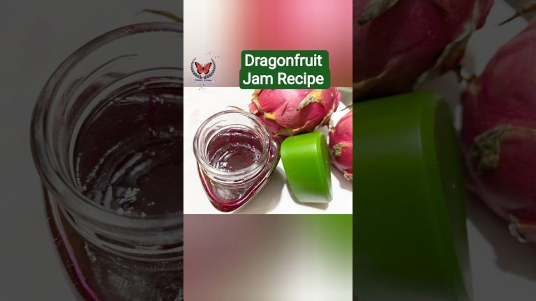 Dragon fruit Jam Recipe 🩷😋 #dragonfruitrecipe #naturalcolours @Dreamer-224