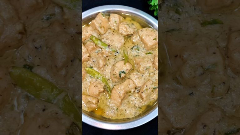 Malai Chicken Tikka |  chicken malai kadai recipe | Chicken malai Gravy #shorts #chicken #recipe