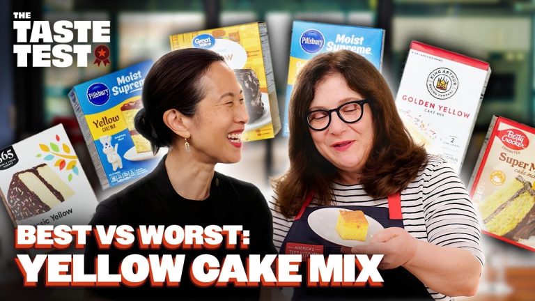 The Best and Worst Yellow Cake Mixes | The Taste Test | America’s Test Kitchen