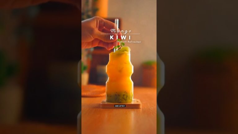 Viral Mango Kiwi Yakult Refresher ✨ #shorts