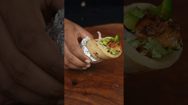 CHICKEN TIKKA ROLL #shorts