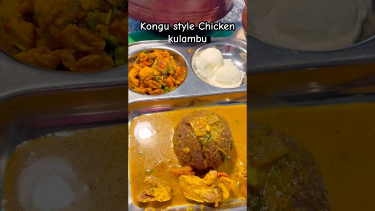 “Straight from Kongu Nadu — where every spice tells a story. 🍛🔥 #FlavorsOfKongu”