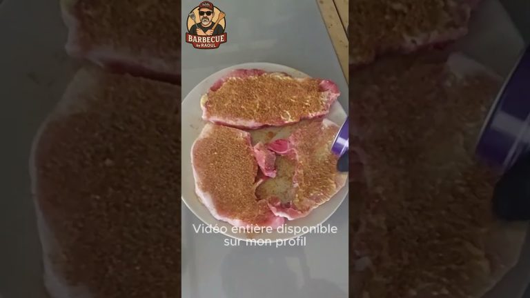 Côte de porc au Kamado (Montage/Test disponible ici ⬆️) | Barbecue by Raoul #bbq #kamado