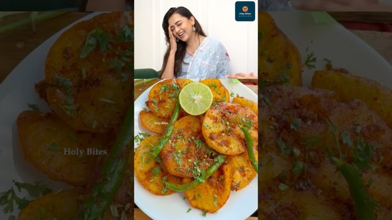 Tejasswi Prakash’s Favourite Sindhi Food Aloo Tuk।#trending #chatpata #snacks #easy #evening #food