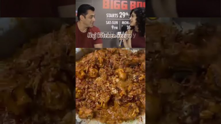 Salman Khan's favourite chicken biryani🍗l ##biryani #salmankhan #celebrity ##shorts #trending #food