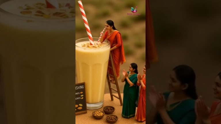 🥭✨ “பெரிய வாழைப்பழ ஷேக் ரகசியம் 🍌 | Milk Pocket Shorts | Tamil Kitchen Tips