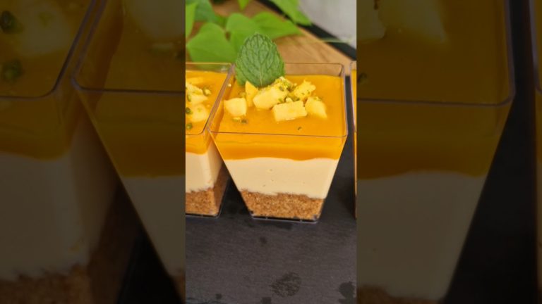 Mango Cheesecake Cups