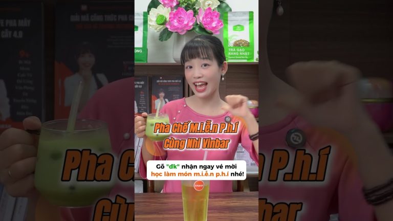 💥 Vũ Trụ Matcha Đã Đáp Xuống Vinbar 🍵| #matcha #hocphache #trending