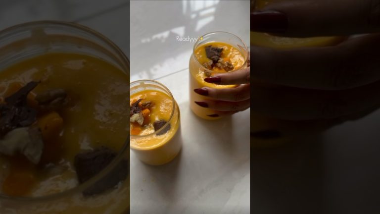 Delicious mango shake 🥭 #trendingshorts #ytshorts #foodie #shake #mangorecipe #mangoshake #yt