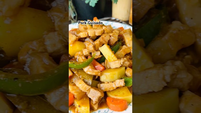 Pork Guisado #ginisangbaboy #porkguisado #porkrecipe #filipinorecipe #highlights #fyp