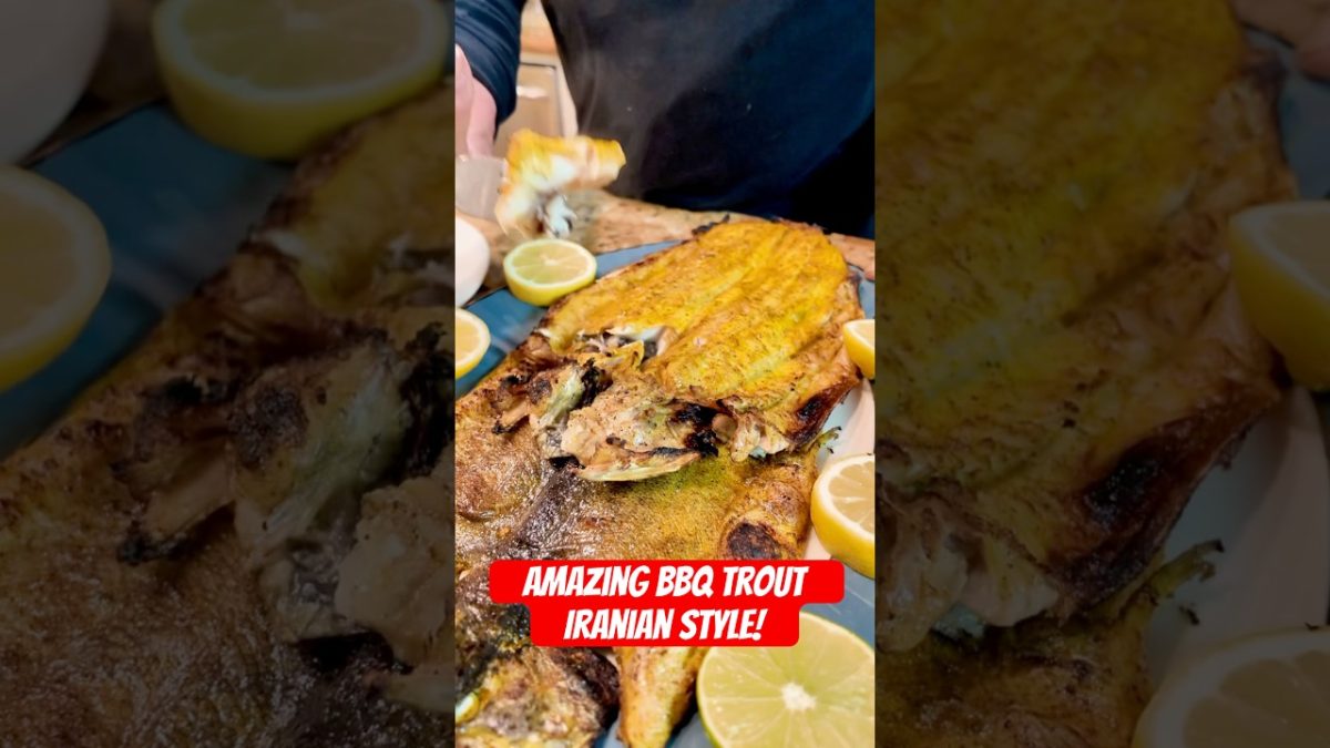 Awesome Bbq Fish Iranian Style #iranianfood #recipe #persianfood #grilling #bbq #cwy #bbqfish